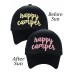 C.C Ponycap Adjustable Color Changing Embroidered Quote CC Ponytail Cap  eb-75781553